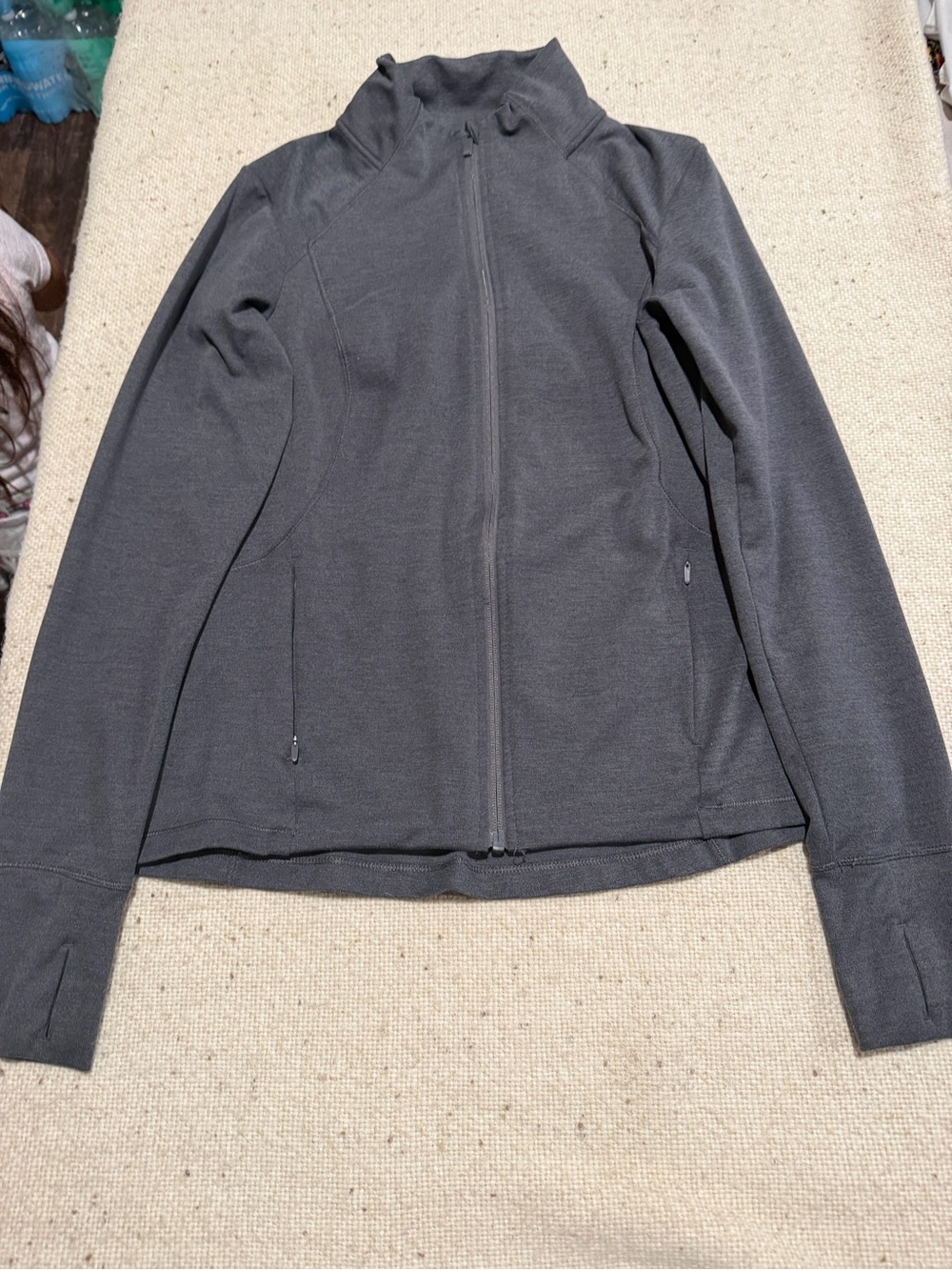all in motion Dark Gray Hoodie Jacket with Zip